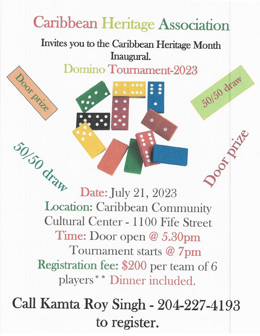 Caribbean Heritage Domino Tournament Registration